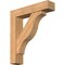 Ekena Millwork Funston Block Smooth Bracket w/ Offset Brace, Western Red Cedar, 7 1/2"W x 34"D x 38"H BKT0806X34X38FST05SWR - alternate 1